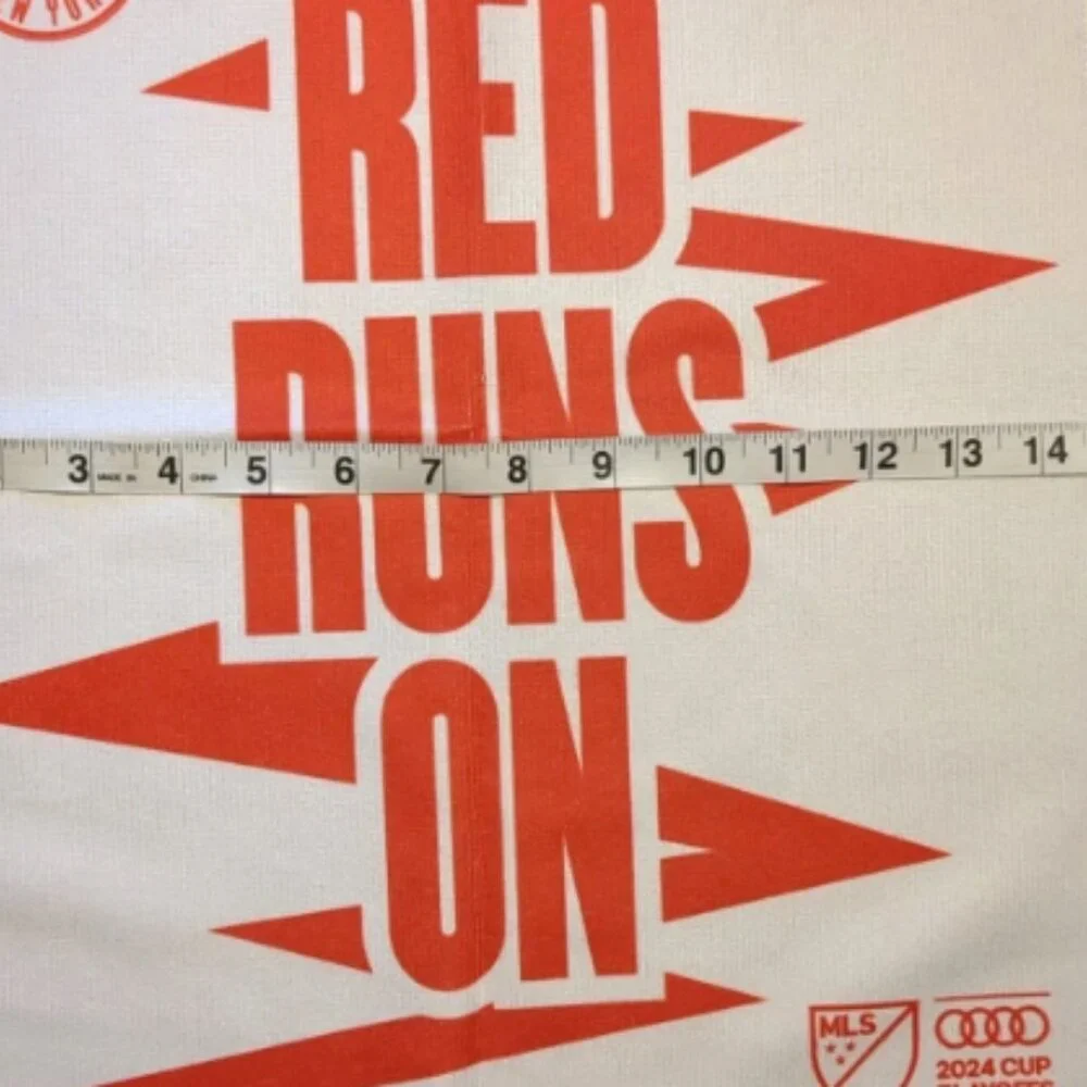 New York Red Bulls Rally Towel Red Runs On 2024 MLS Cup Playoffs Metrostars